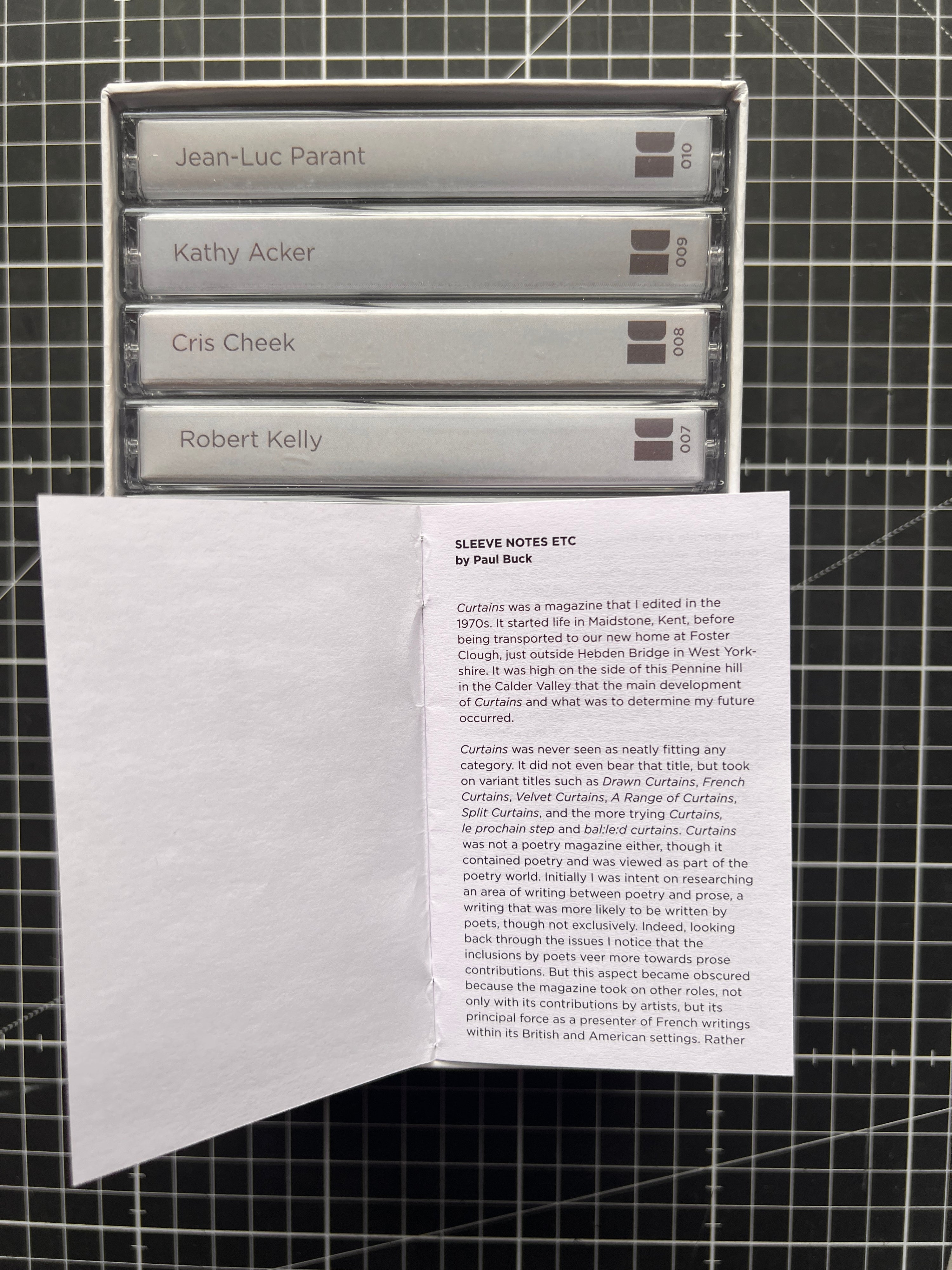 Paul Buck's Pressed Curtains Tape Project