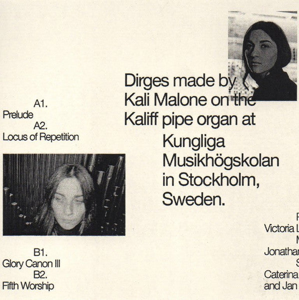 Kali Malone - Organ Dirges 2016-2017
